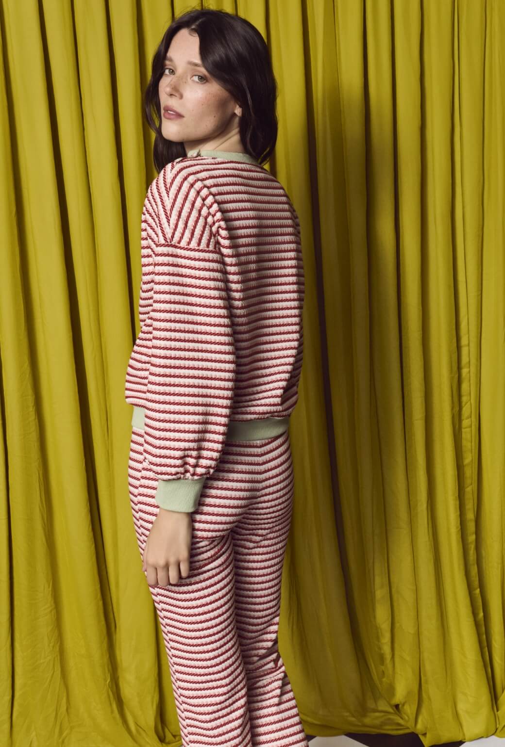 The Paley Pant - Blush and Claret