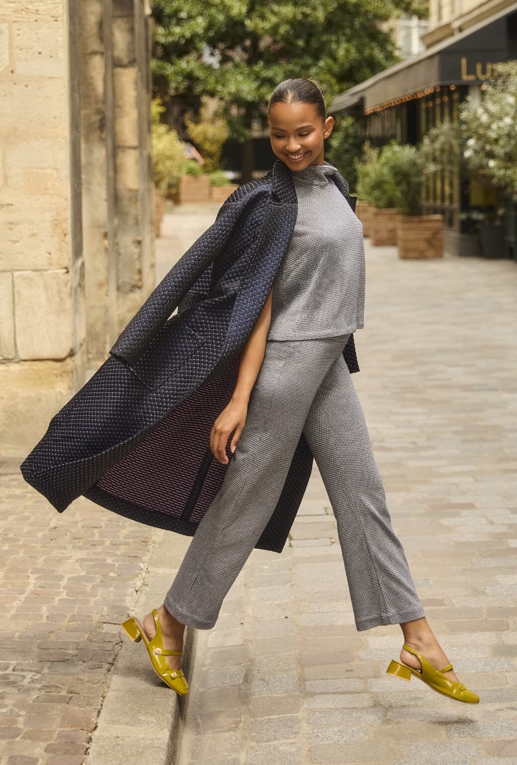 The Paley Pant - Navy Knit