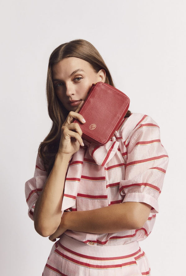 The Party of Five Travel Wallet - Rouge