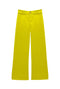 The Patch Pocket Charlie Pant - Chartreuse Sateen