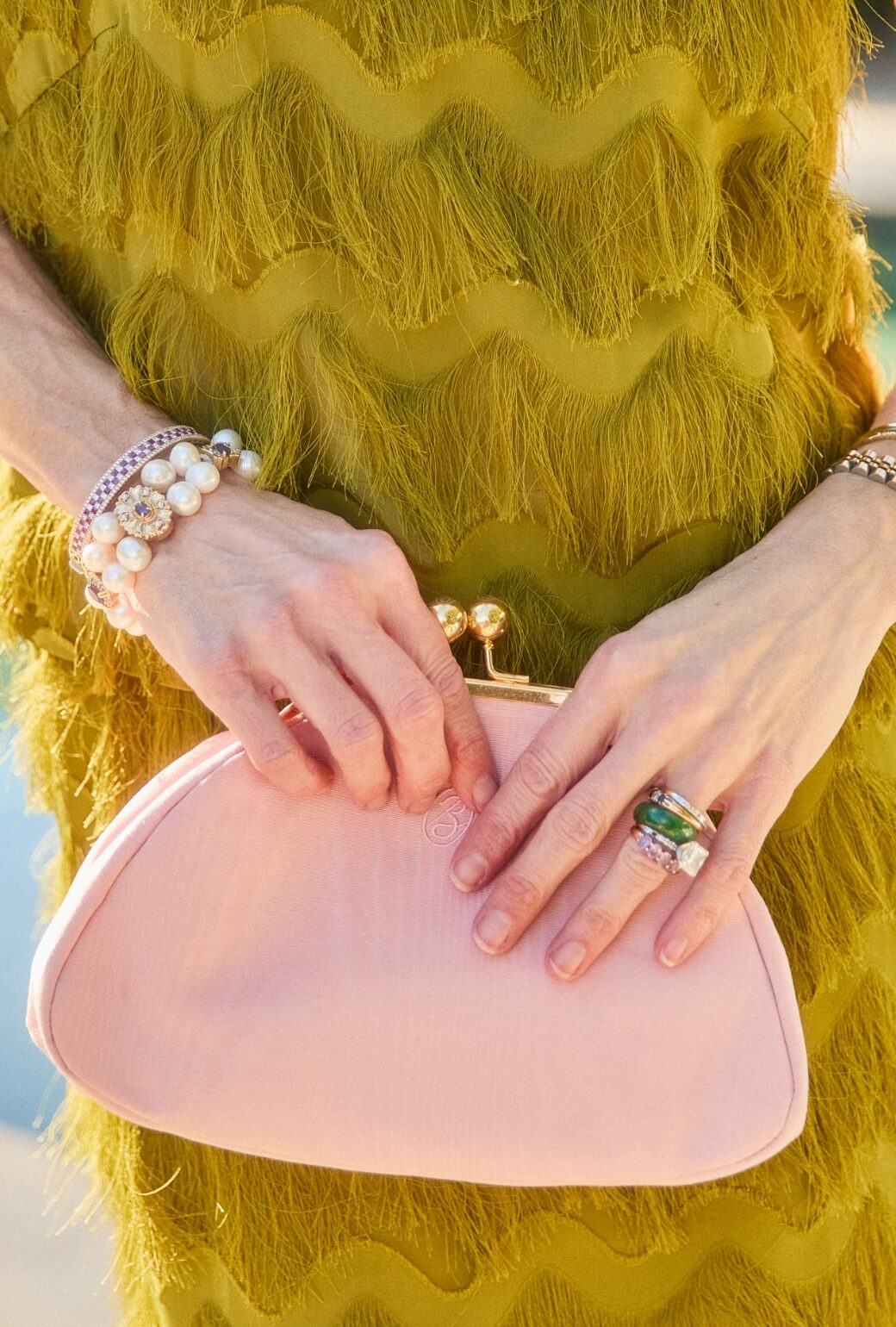 The Pearl Pouch - Ballet Pink