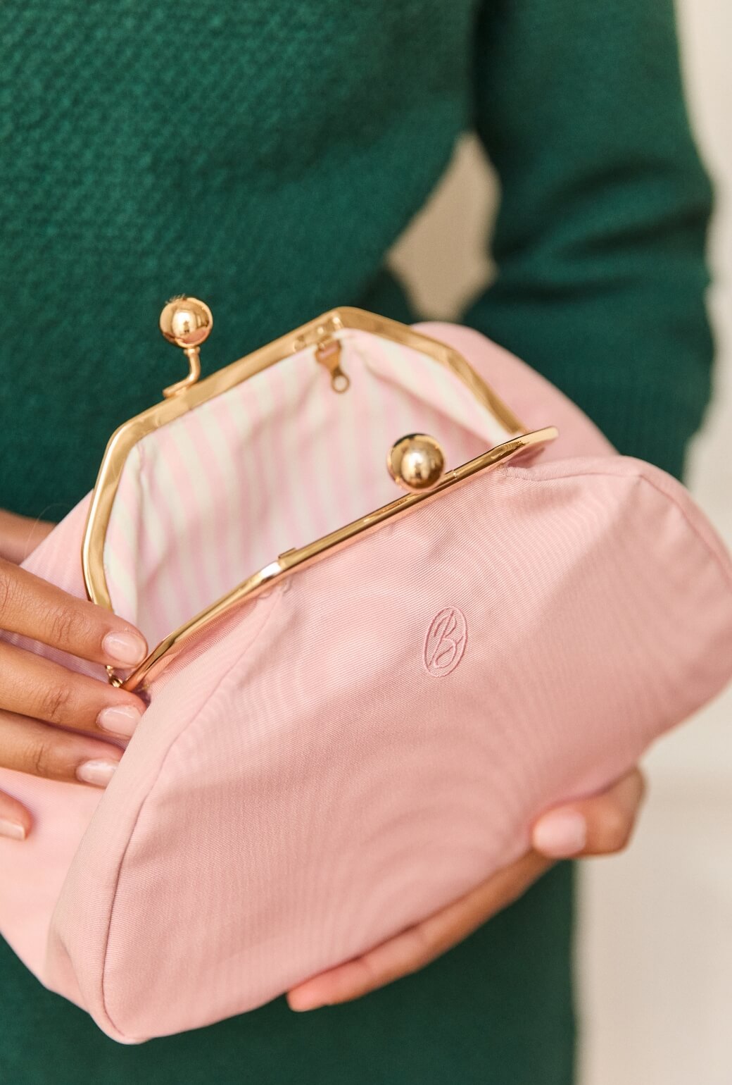 The Pearl Pouch - Ballet Pink