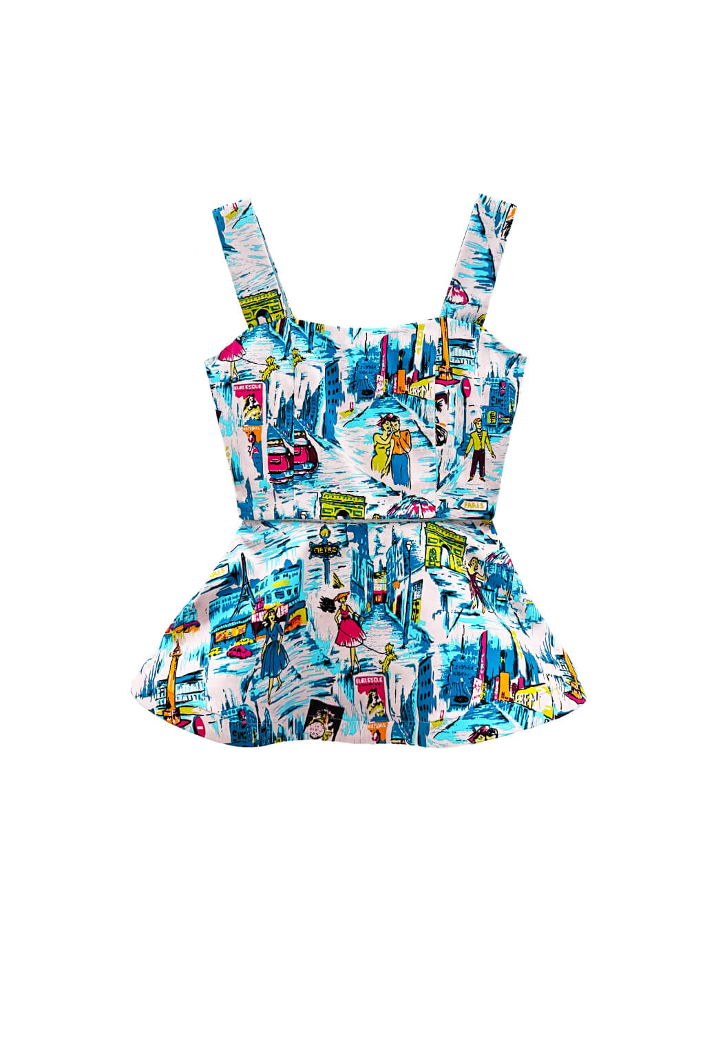 The Peplum Bustier - Paris in the Springtime