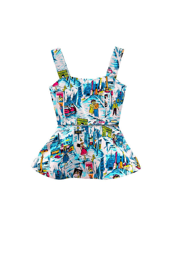 The Peplum Bustier - Paris in the Springtime