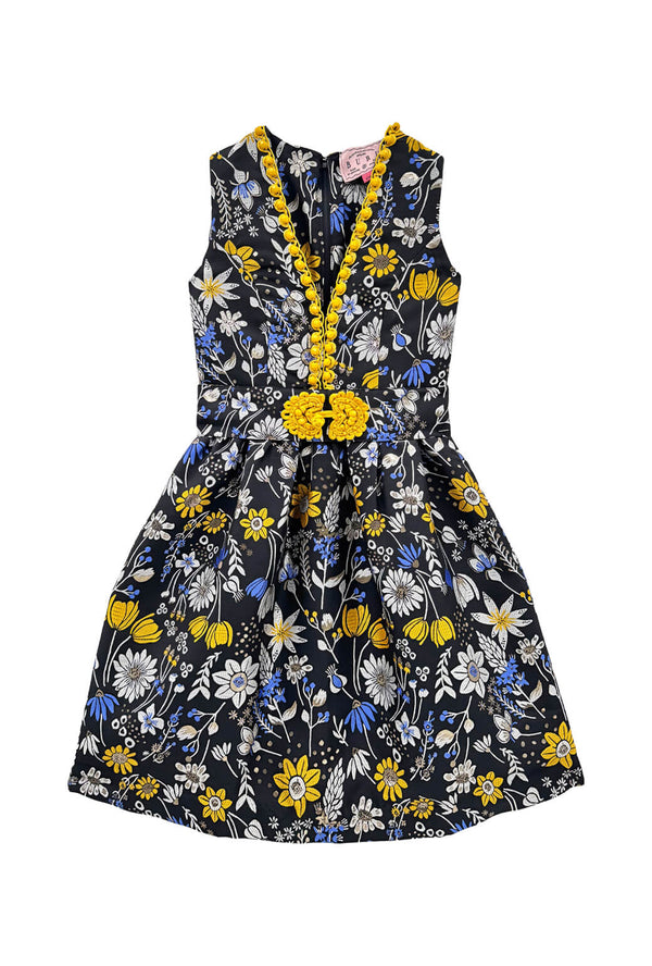The Priscilla Dress - Bouquet Brocade