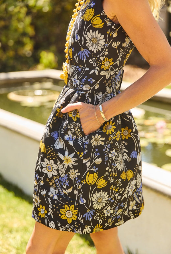 The Priscilla Dress - Bouquet Brocade