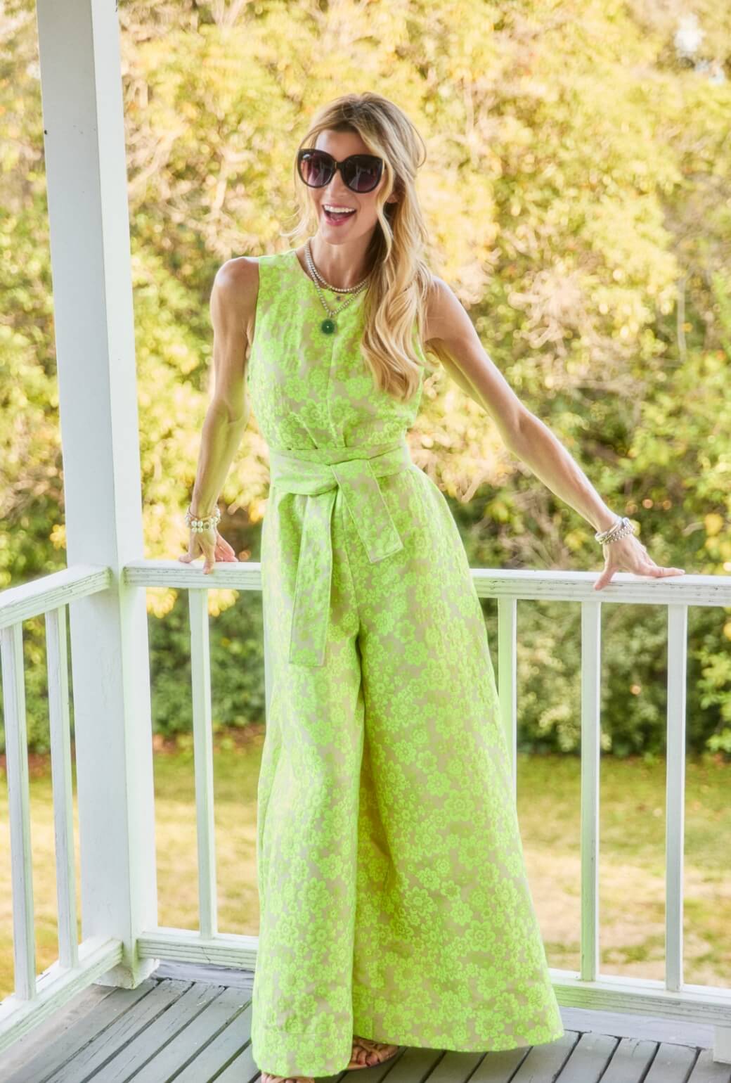 The Royale Jumpsuit - Lemon Brightline