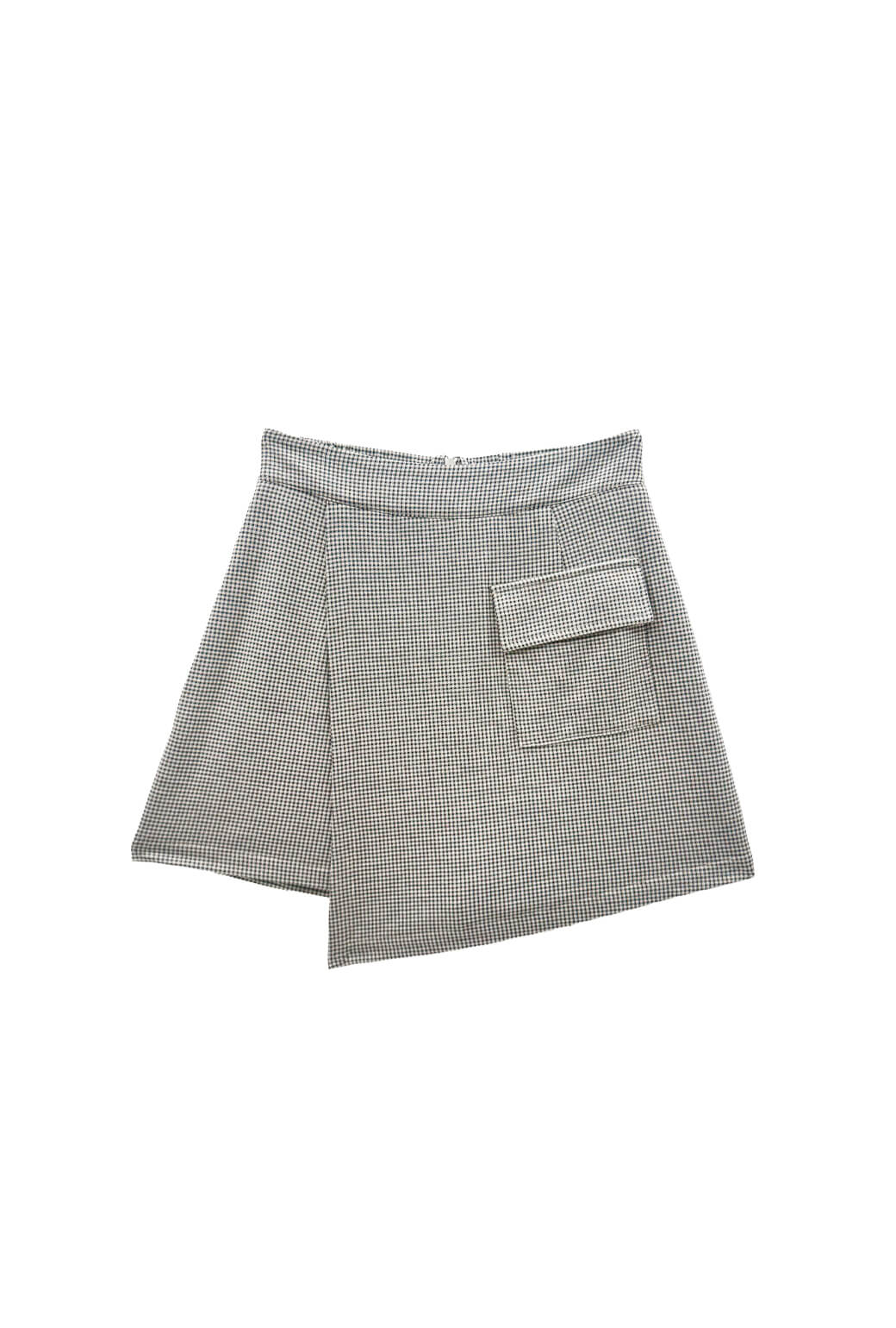 The Serena Skort - Black Gingham Knit