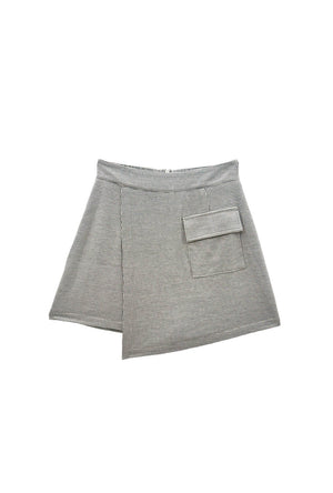 The Serena Skort - Black Gingham Knit
