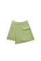 The Serena Skort - Green Gingham Knit