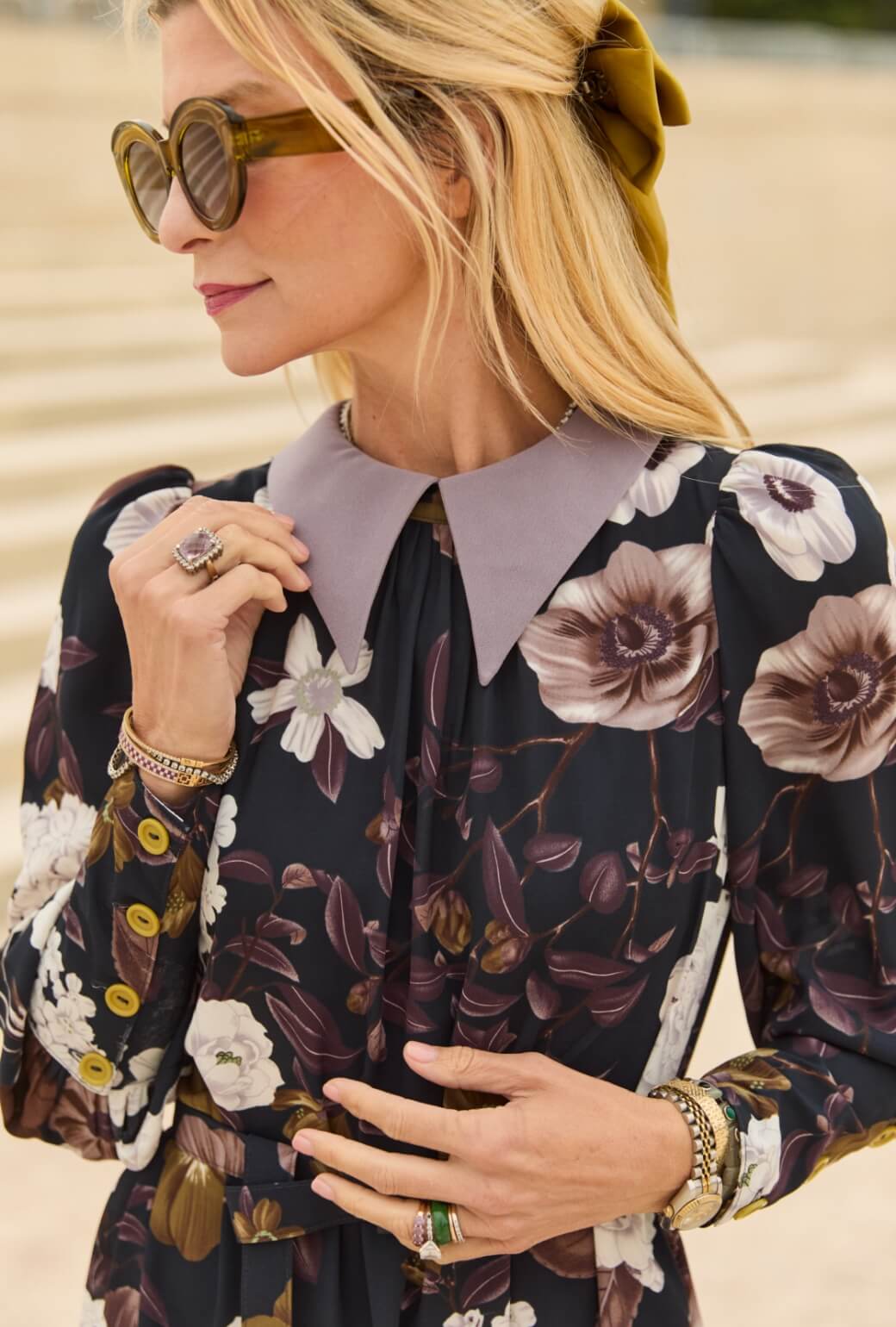 The Skipper Dress Maxi - Fall Floral