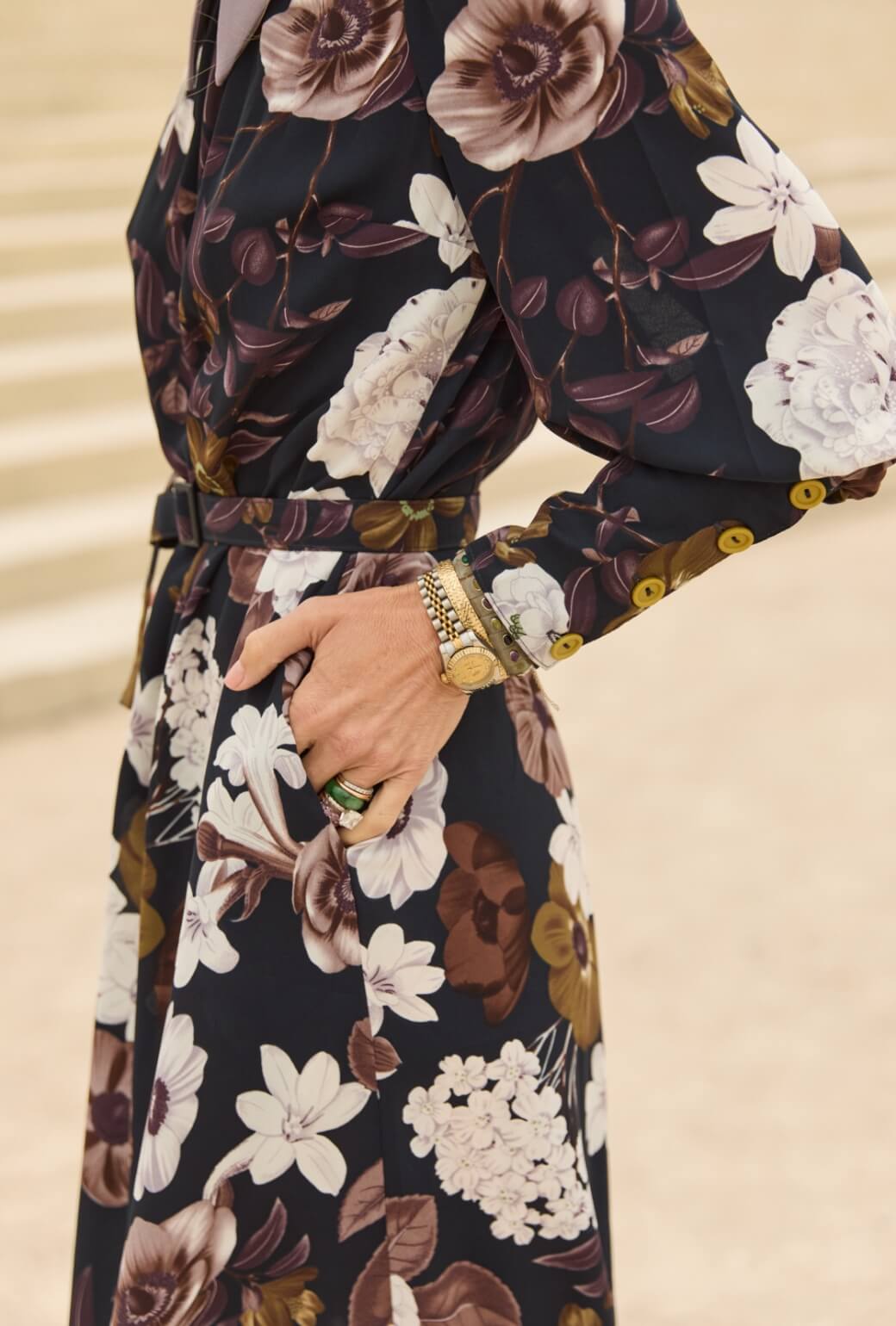 The Skipper Dress Maxi - Fall Floral