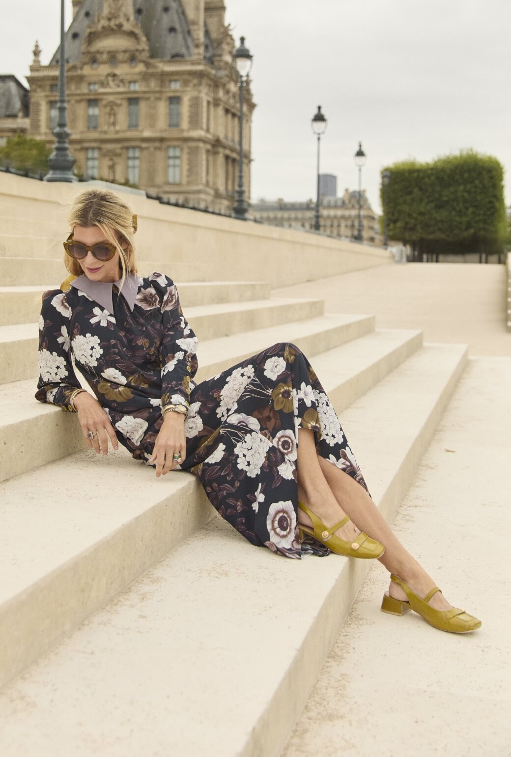 The Skipper Dress Maxi - Fall Floral