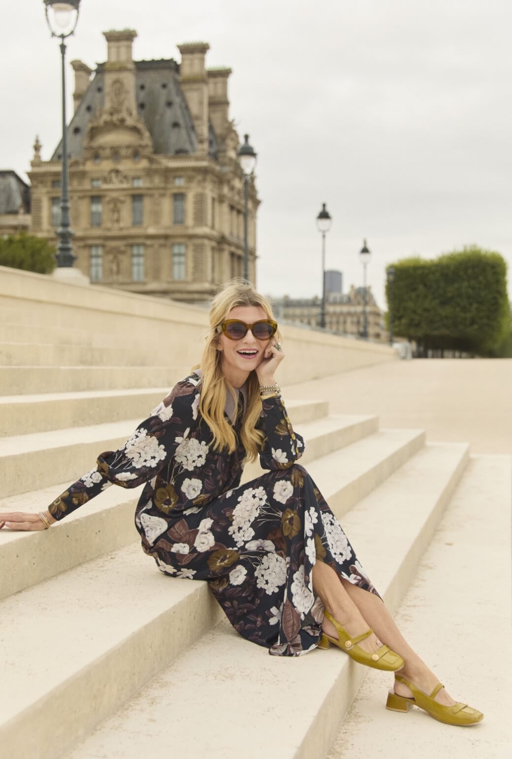 The Skipper Dress Maxi - Fall Floral