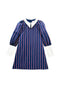 The Skipper Dress - Navy & Red Stripe