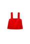 The Slim Top - Red Moiré
