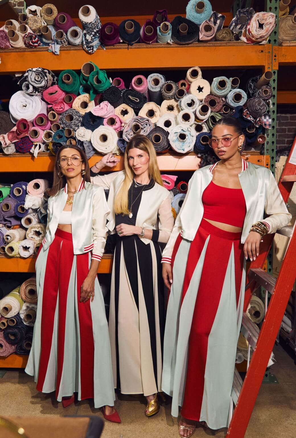 Buru x India The Sloane Square Skirt - Black and Ivory