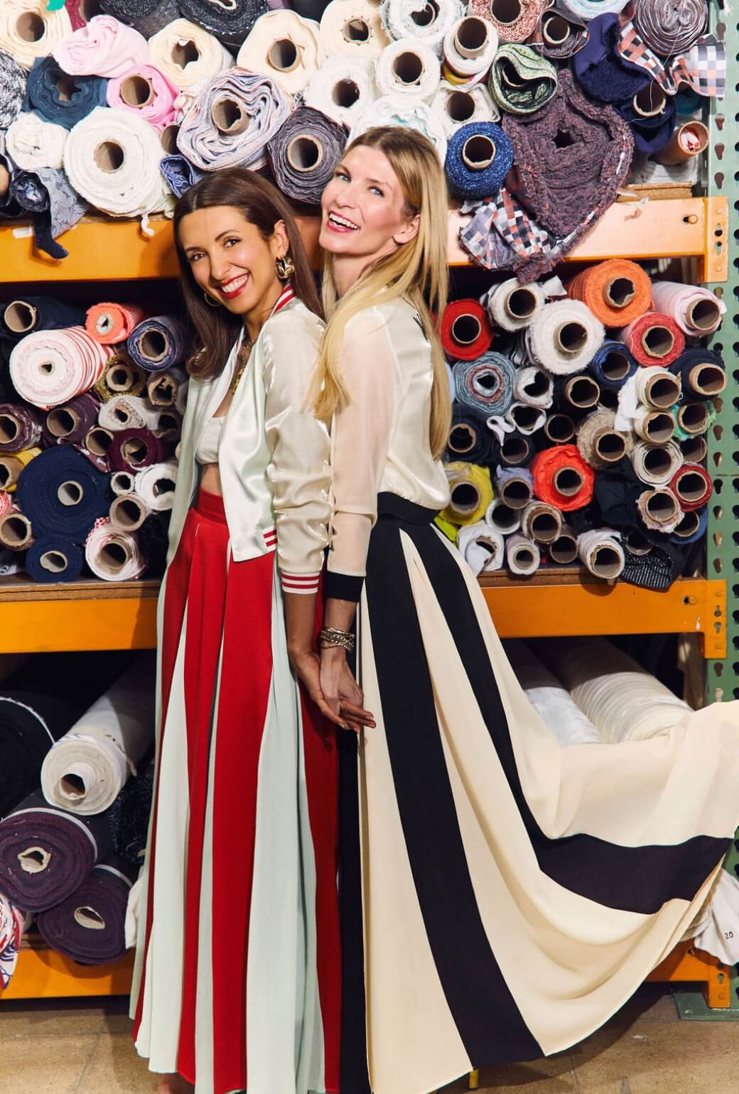 Buru x India The Sloane Square Skirt - Black and Ivory