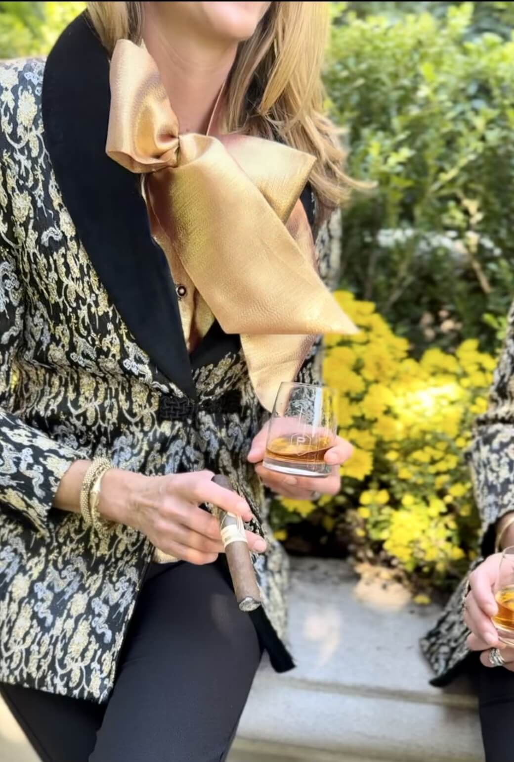 BURU x Pappy & Co. - The Smoking Jacket - Dragon Brocade