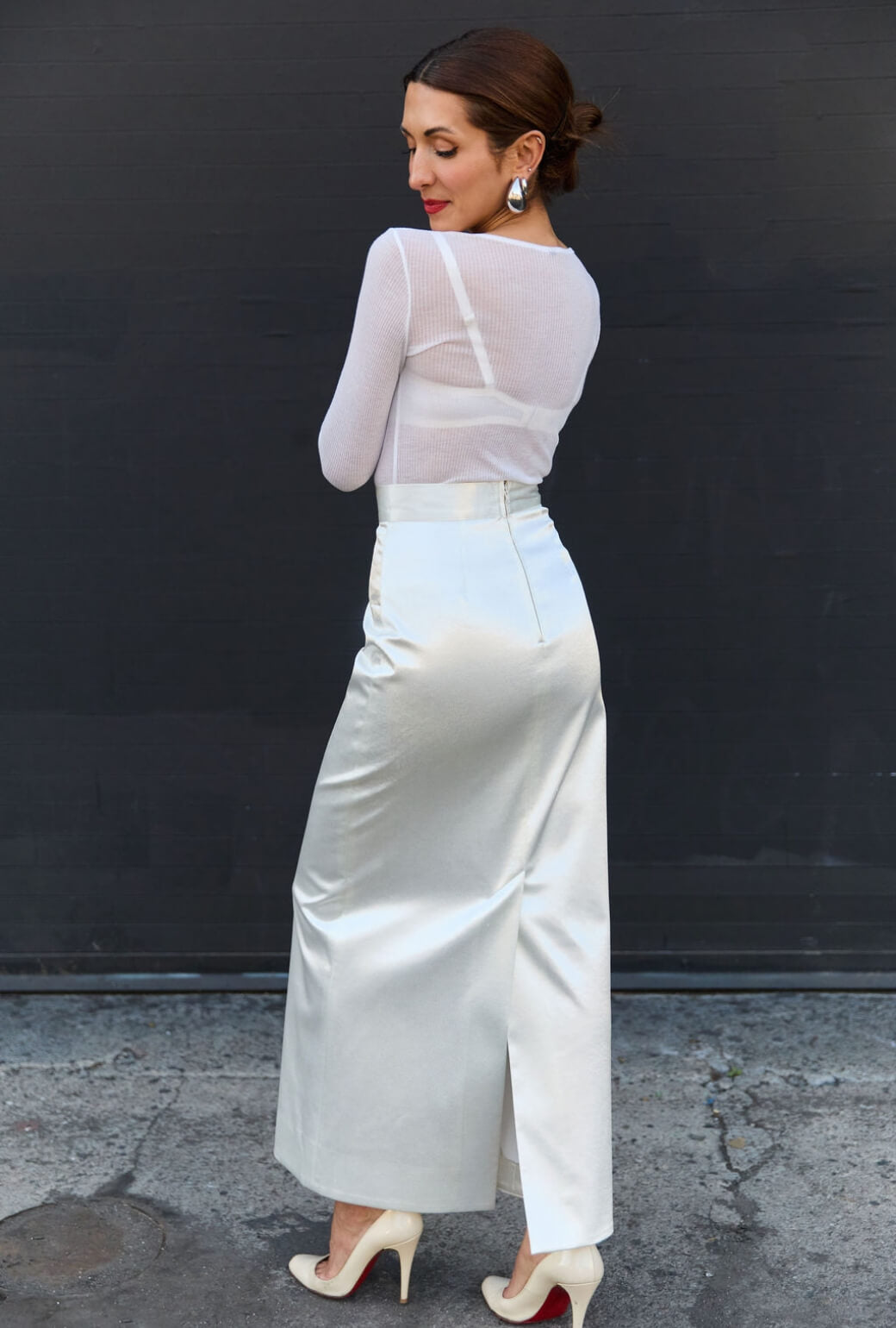 Buru x India The South Ken Skirt - Ivory