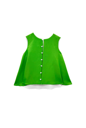 The Swing Top - Green Faille