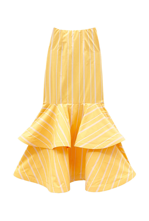 The Trumpet Teagan - Clementine Stripe
