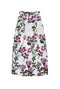 The Whitney Wrap Skirt - Pewter Vines