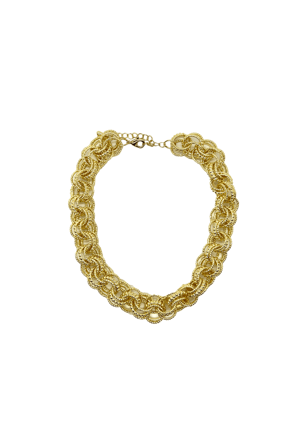 Triple Chain Necklace - Gold