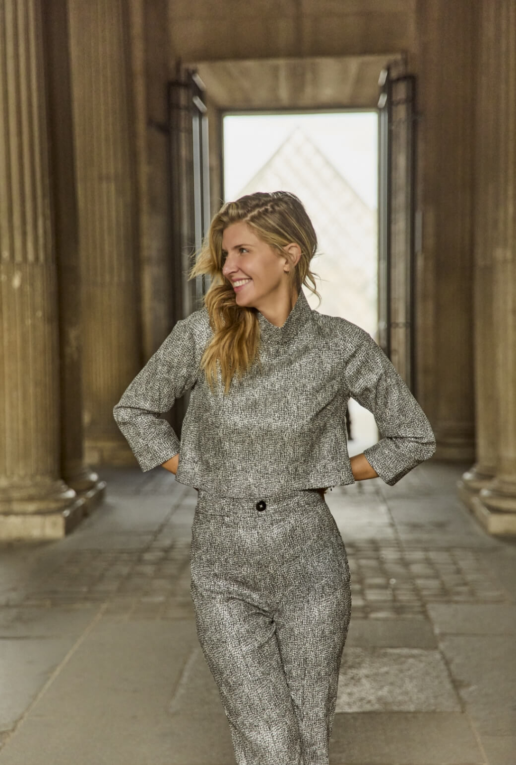 Buru x Anna Kloots Twiggy Top - Silver Shimmer