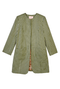 SAMPLE Buru x Megan Stokes Walking Coat - Olive Windowpane
