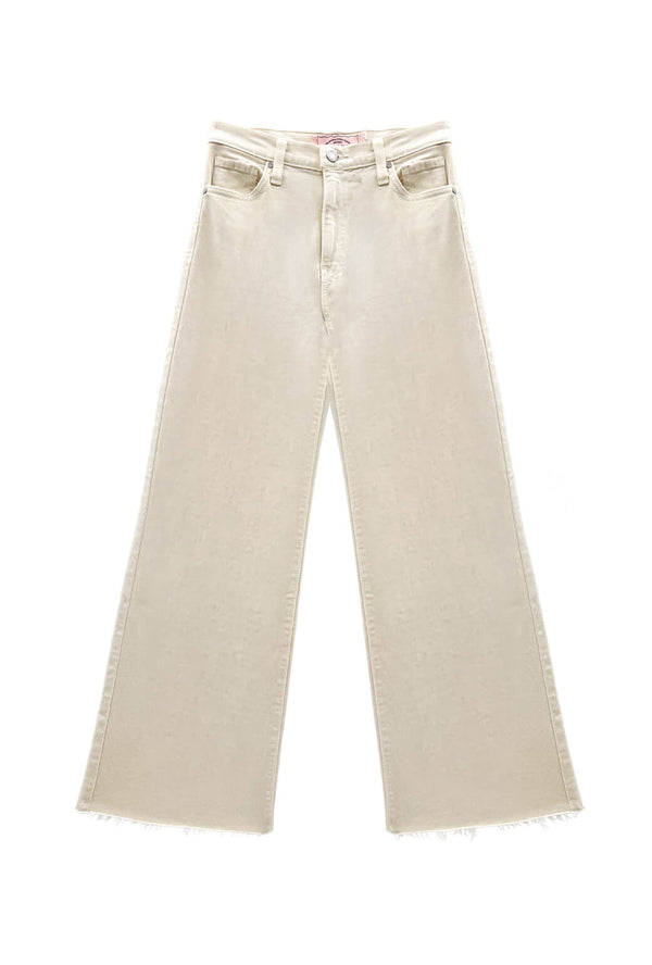 Wide Leg Jeans - Ivory
