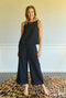 Wide Leg Trouser - Black Organza