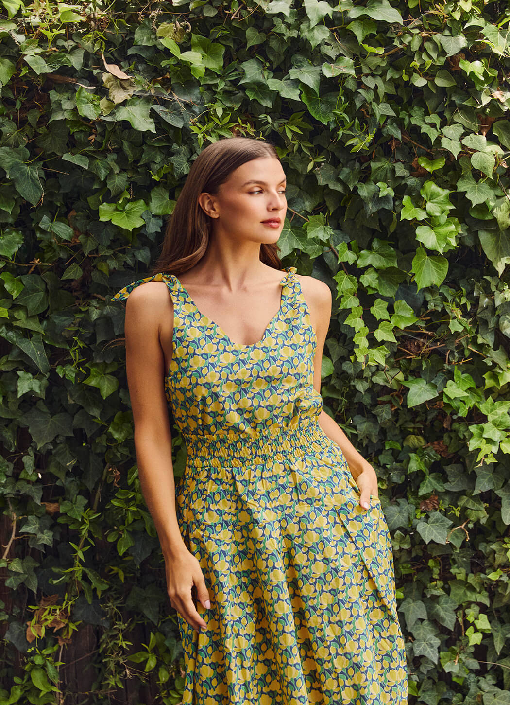 Tie Top Tank - Yellow Tulip – BURU