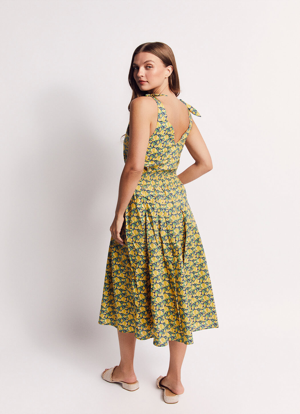Tie Top Tank - Yellow Tulip