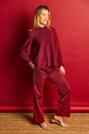 Sparkle Mod Top - Magenta