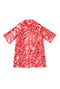 Car Coat - Red Chinoiserie