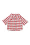 Cropped Car Coat - Red Tweed