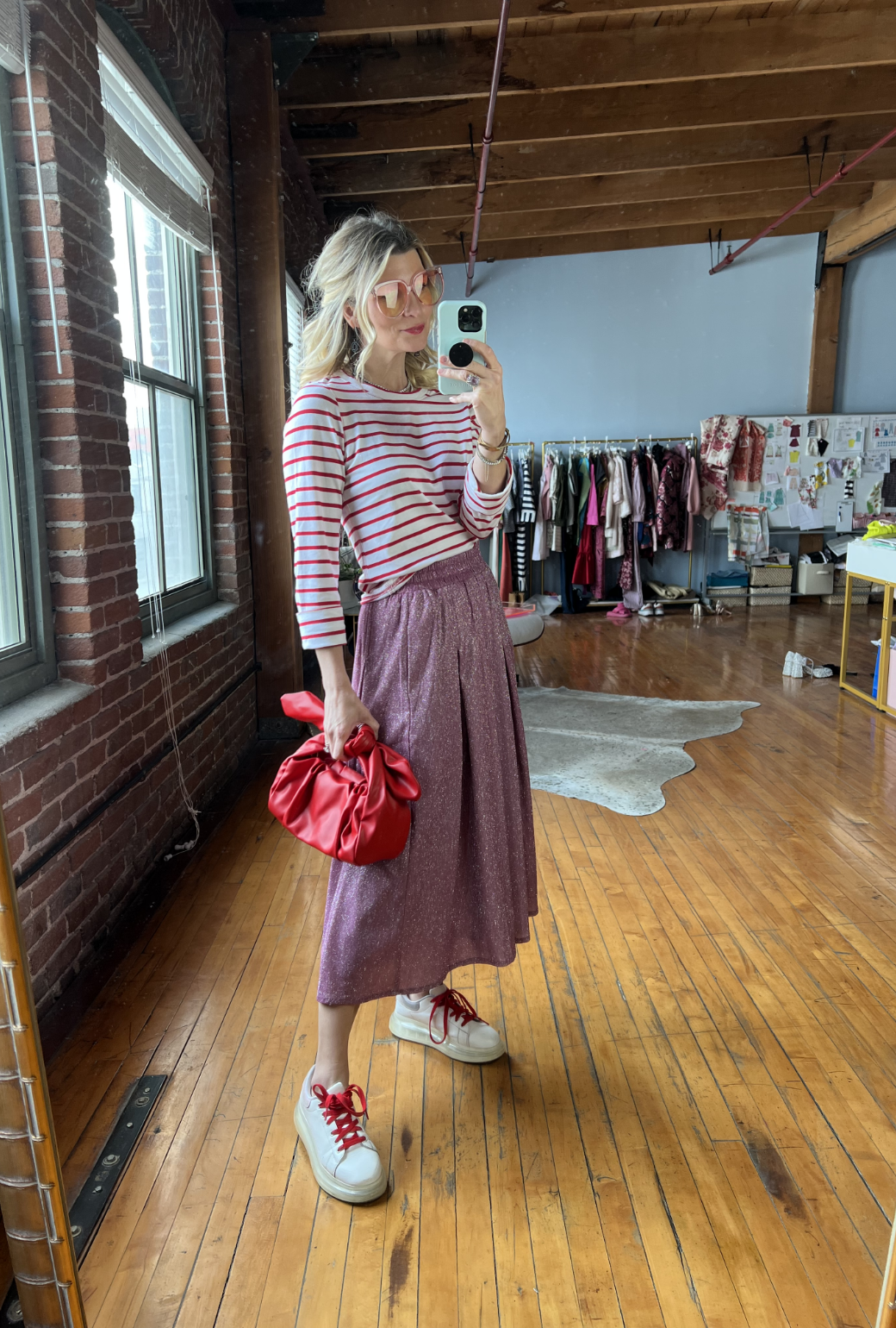 Pink metallic best sale skirt party city