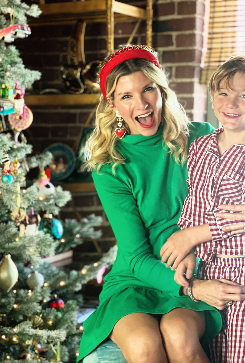 Green turtleneck dress hot sale